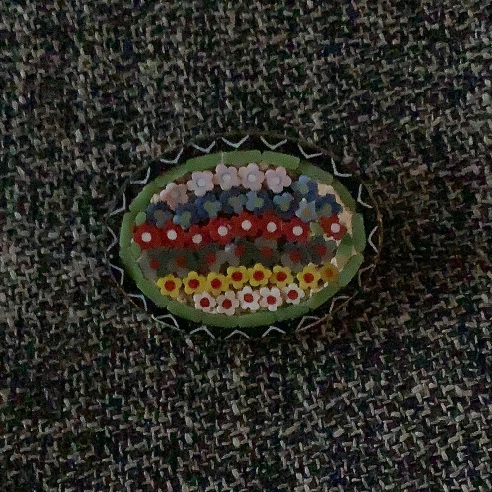 Vintage Micro Mini Mosaic Pin